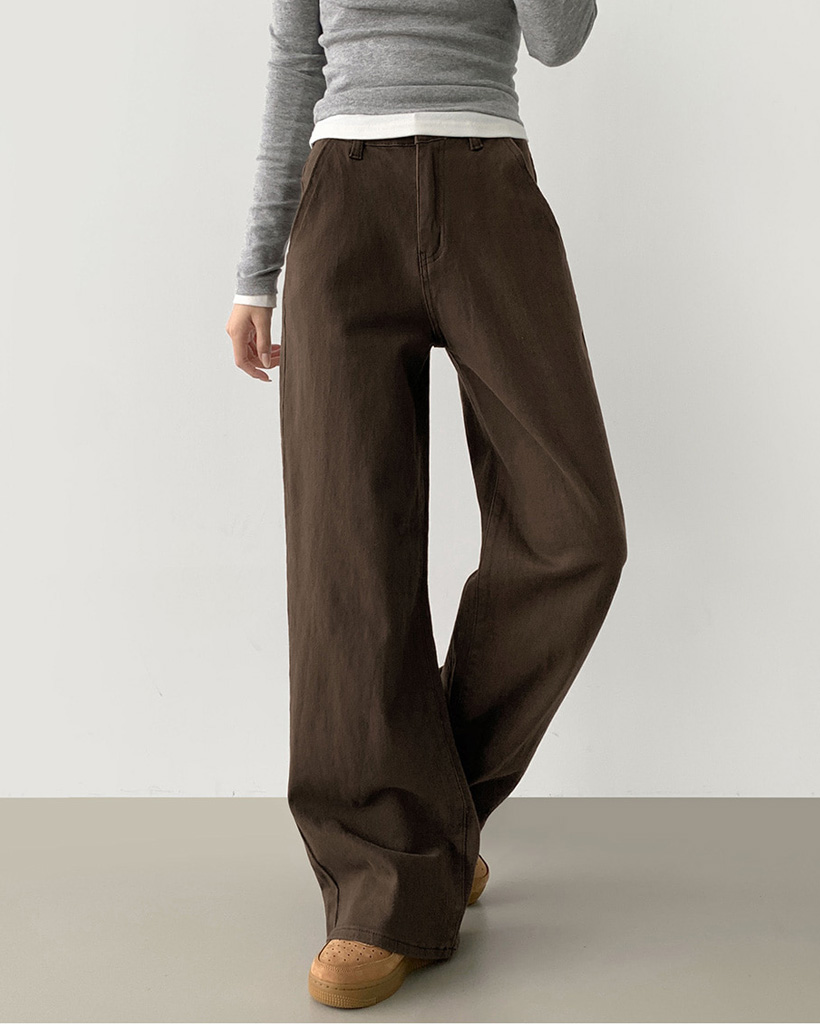 ワイドチノパンツ