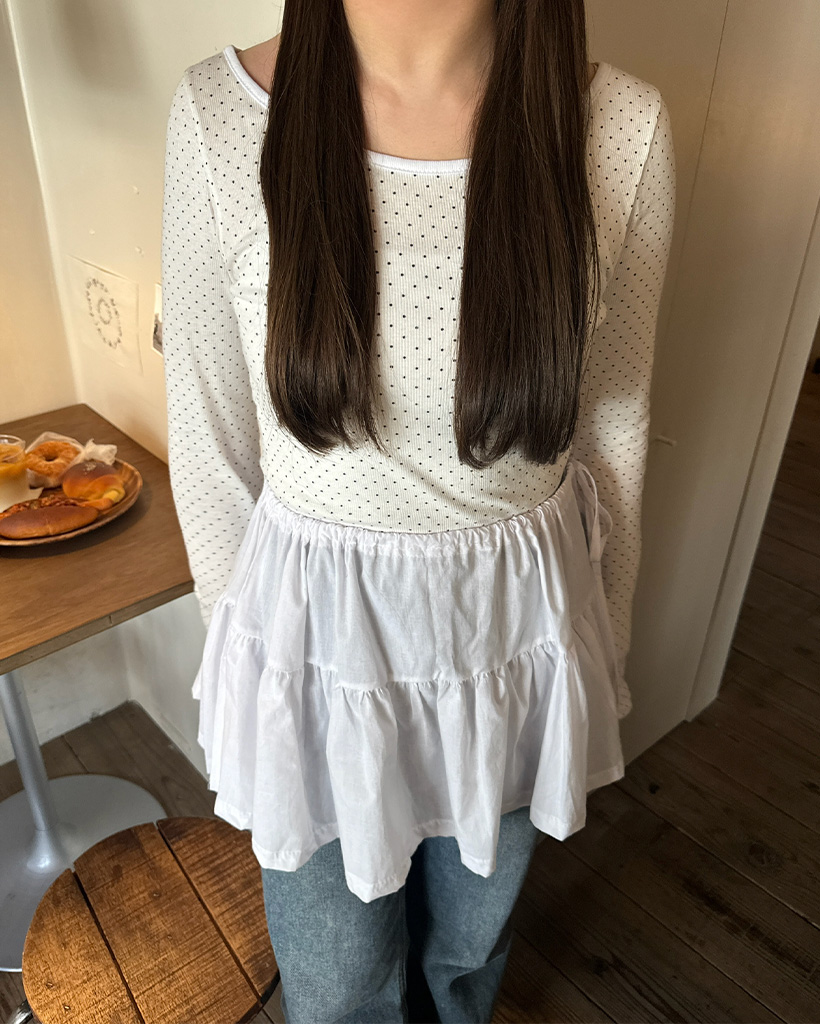 レイヤードラップミニスカート | ファッション通販サイト NUGU