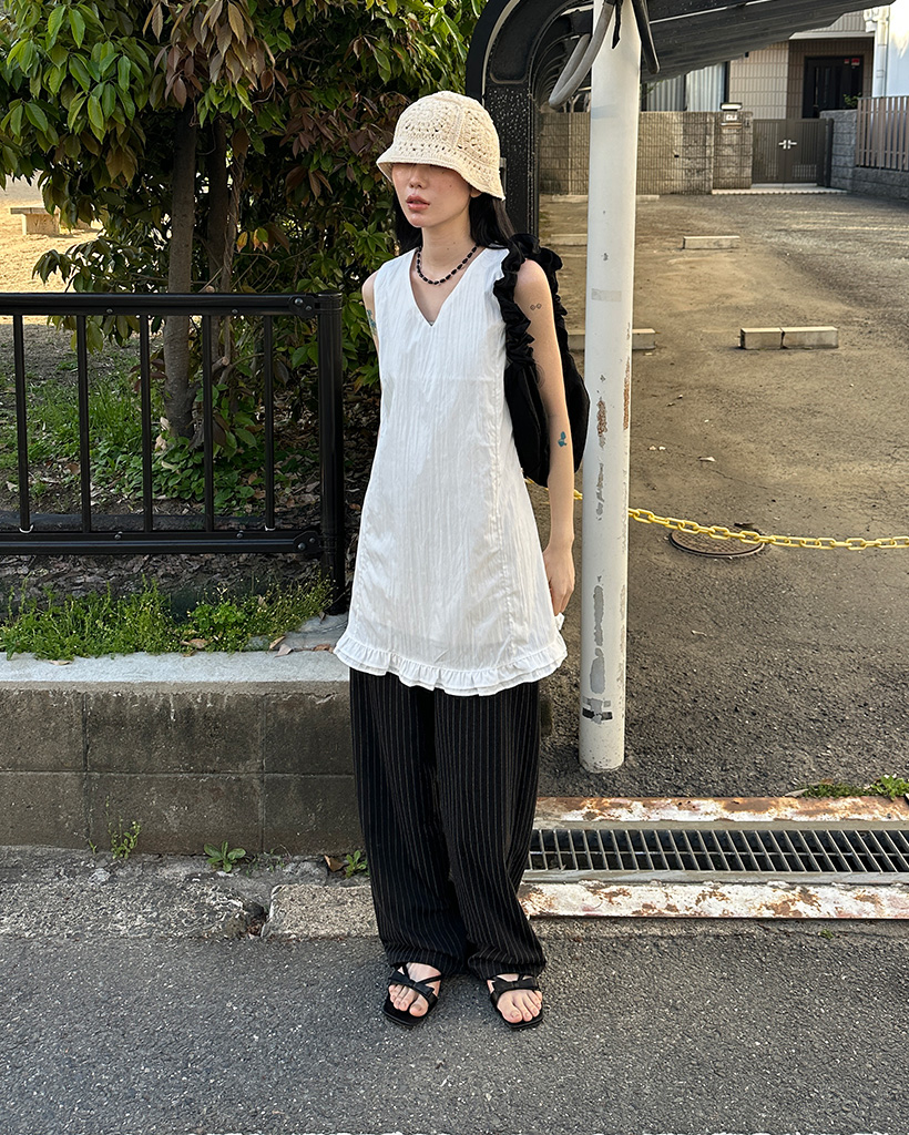 関税込/Sea NEW YORK*フリル Vネック ワンピース 関税込/Sea NEW YORK*フリル Vネック ワンピース