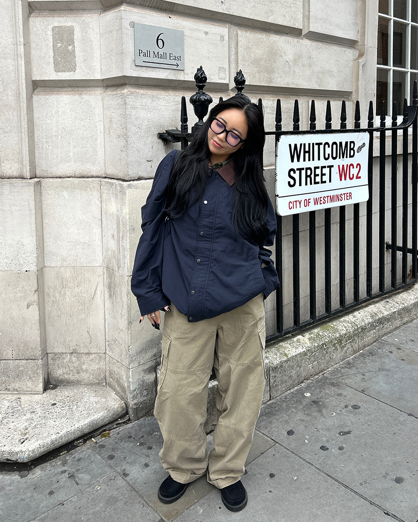 ユニセックス）ドローコードヘムバイカラーブルゾン | ファッション