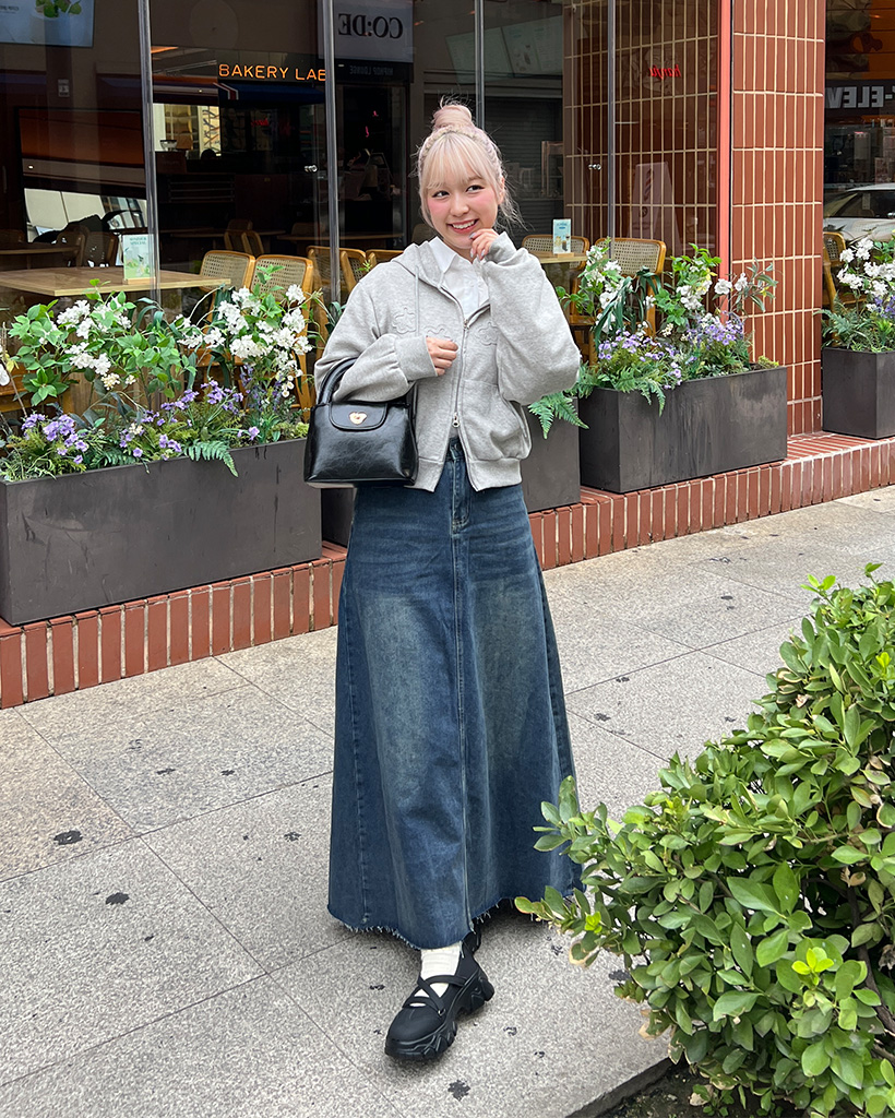 visvim WMV ヴィズヴィム　デニムロングスカート ウォッシングデニムロングスカート | ファッション通販サイト NUGU