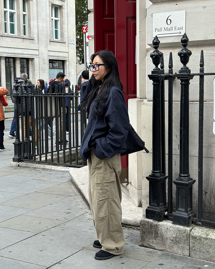 ユニセックス）ドローコードヘムバイカラーブルゾン | ファッション