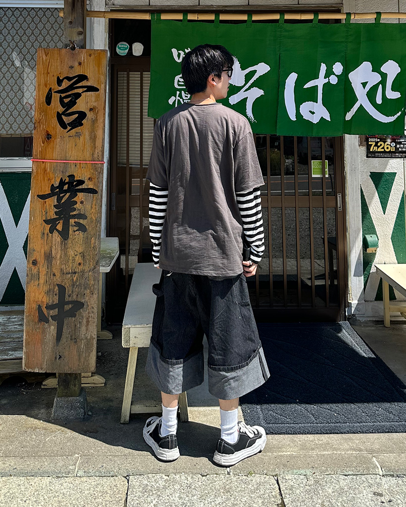 ユニセックス）ボーダーソフトリネンTシャツ | ファッション通販