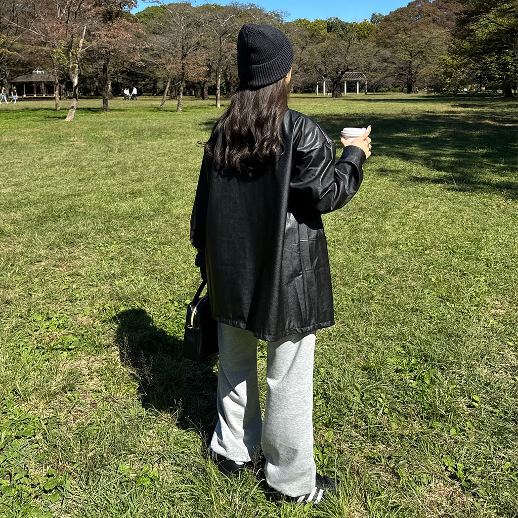 レザーハーフジャケット シングルレザーハーフジャケット | ファッション通販サイト NUGU