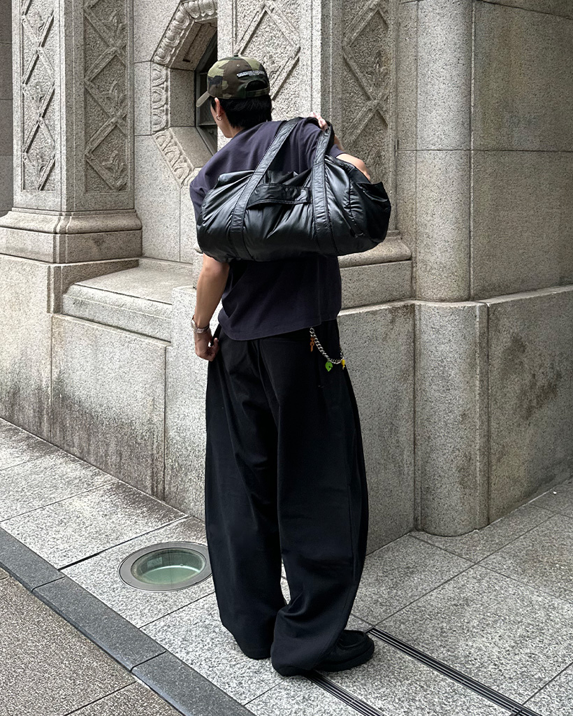 新品タグ付き ユニ yuni コットンリネン 大柄チェック サロペット パンツ yuni（ユニ ）の「コットン/リネン 大柄チェック サロペット