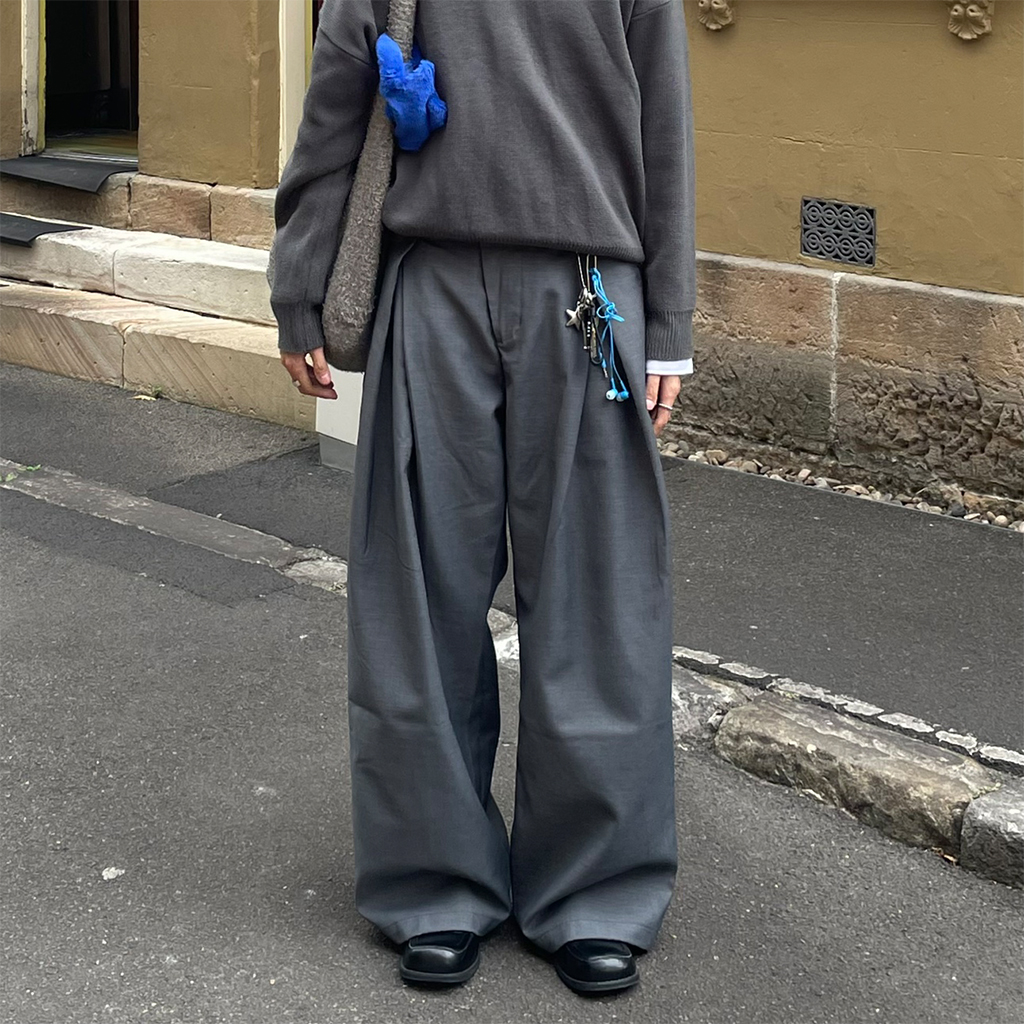 kolor 23ss ワイドスラックス Narrenschiff:【春のパンツフェア】kolor womenの再構成ワイドパンツ