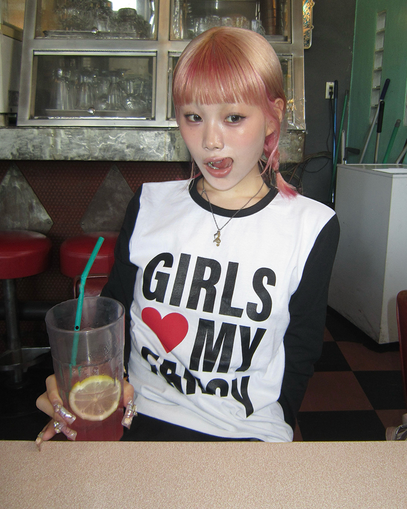 ◇NASTY FANCY CLUB◇ Girls My Fancy Long Sleeve BLACKF24ZB06 FANCY CLUB】GIRLS MY FANCY LONG SLEEVE / 【ファンシークラブ