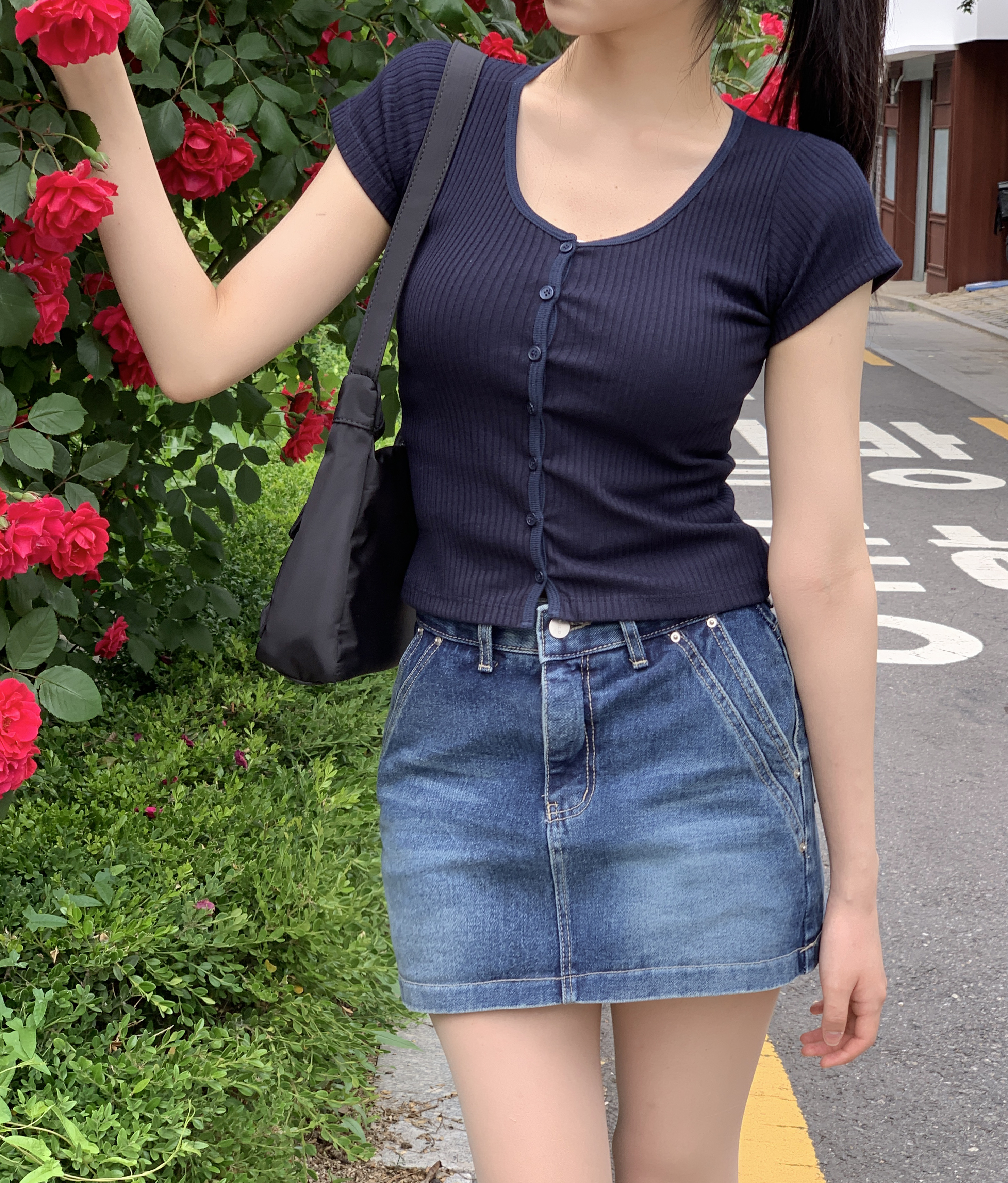 soor ploom⭐︎デニムスカート 新品タグ付きsoor ploom Filipa Skirt デニムスカート 3