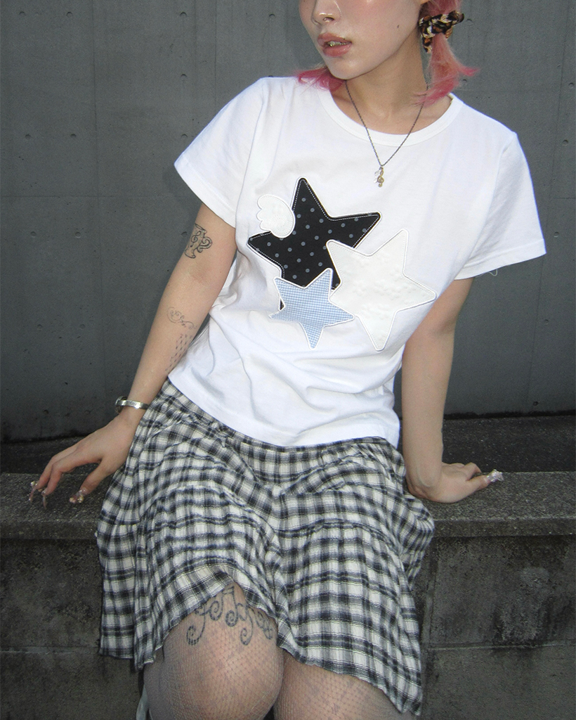 新品タグ付きmuguetvolumefakefurcoatアイボリー ink-café アール・ヌーヴォーカラーインク