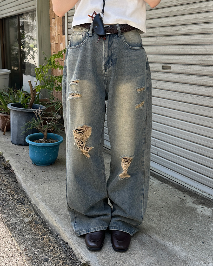 パンツ GIUNON straight denim pants mystic NUGU ストレートデニムパンツ | ファッション通販サイト NUGU