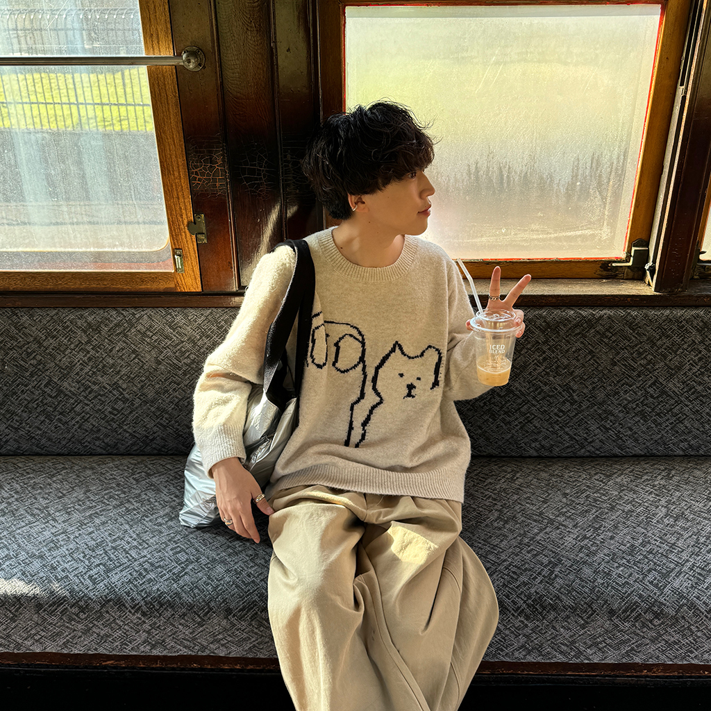#FR2GOLFセーターM ベージュ Rabbit's Country Club FR2GOLFセーターM ベージュ Rabbit´s Country Club