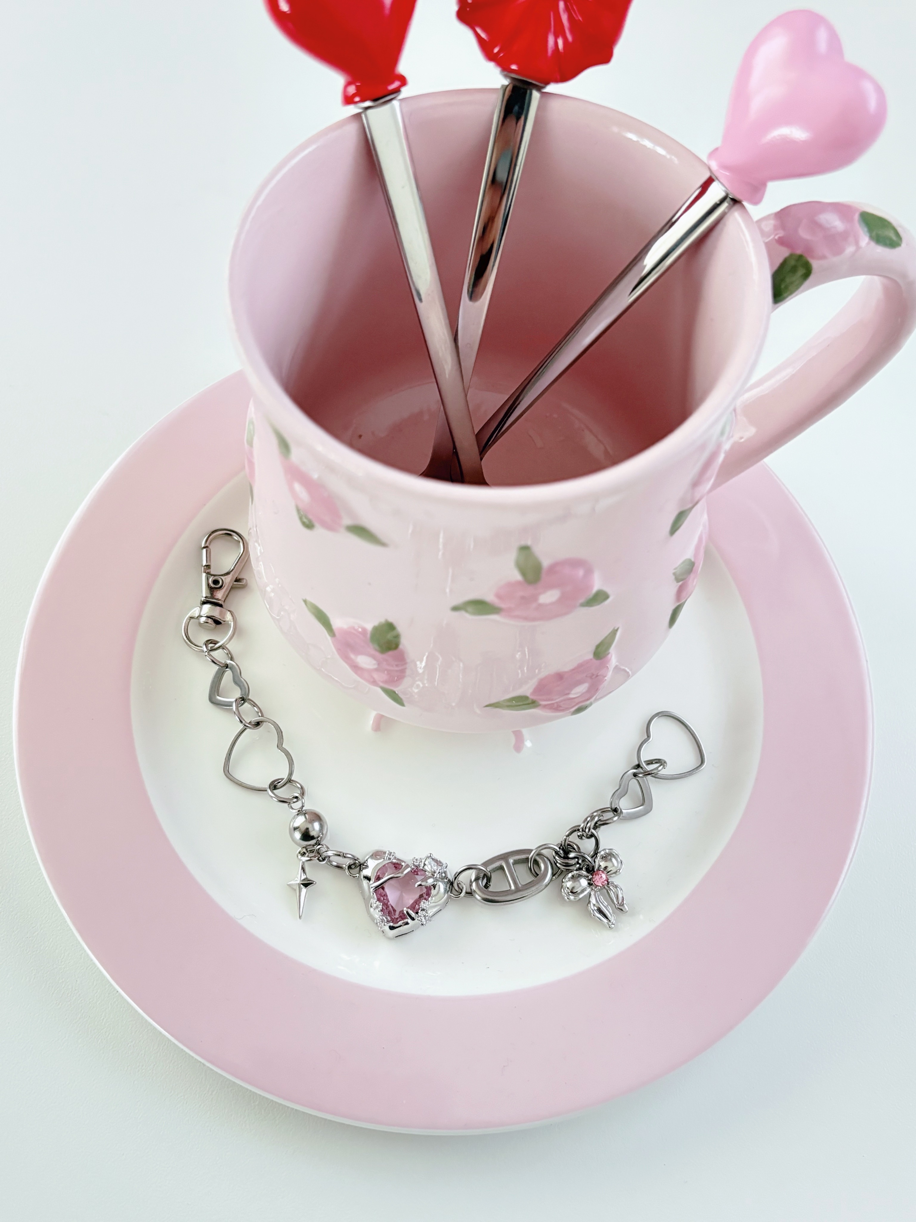 ピンクハートブレスレット | ファッション通販サイト NUGU