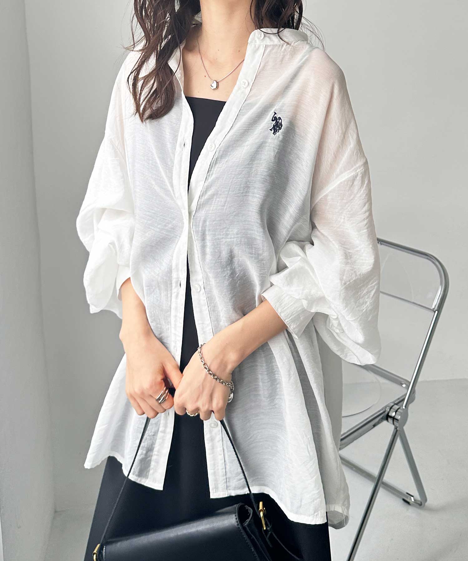 GeeRA別注【U.S. POLO ASSN.】春夏 にぴったり！バンドカラー