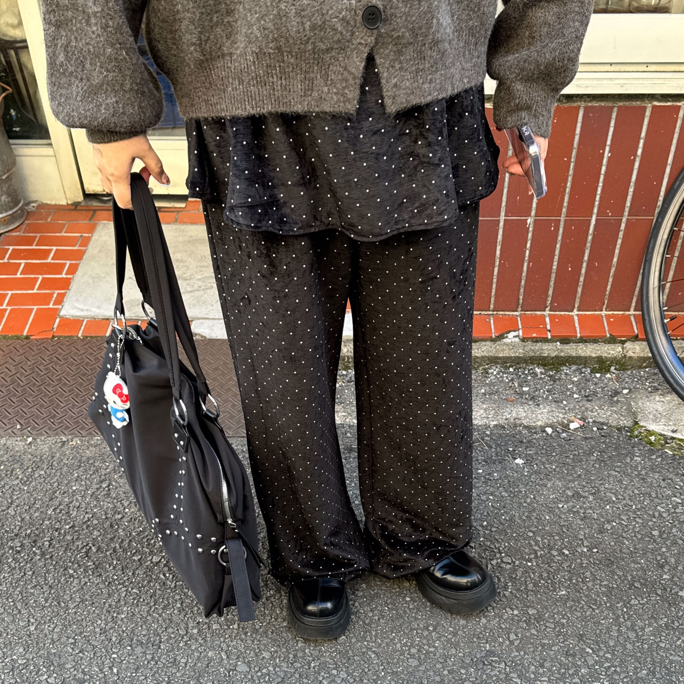 ドットフレアスカートパンツ | ファッション通販サイト NUGU