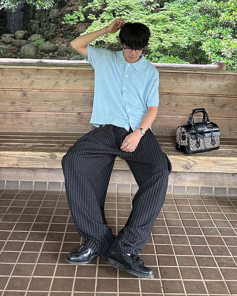 ぽむ ボカシ半袖カラカーディガン | ファッション通販サイト NUGU