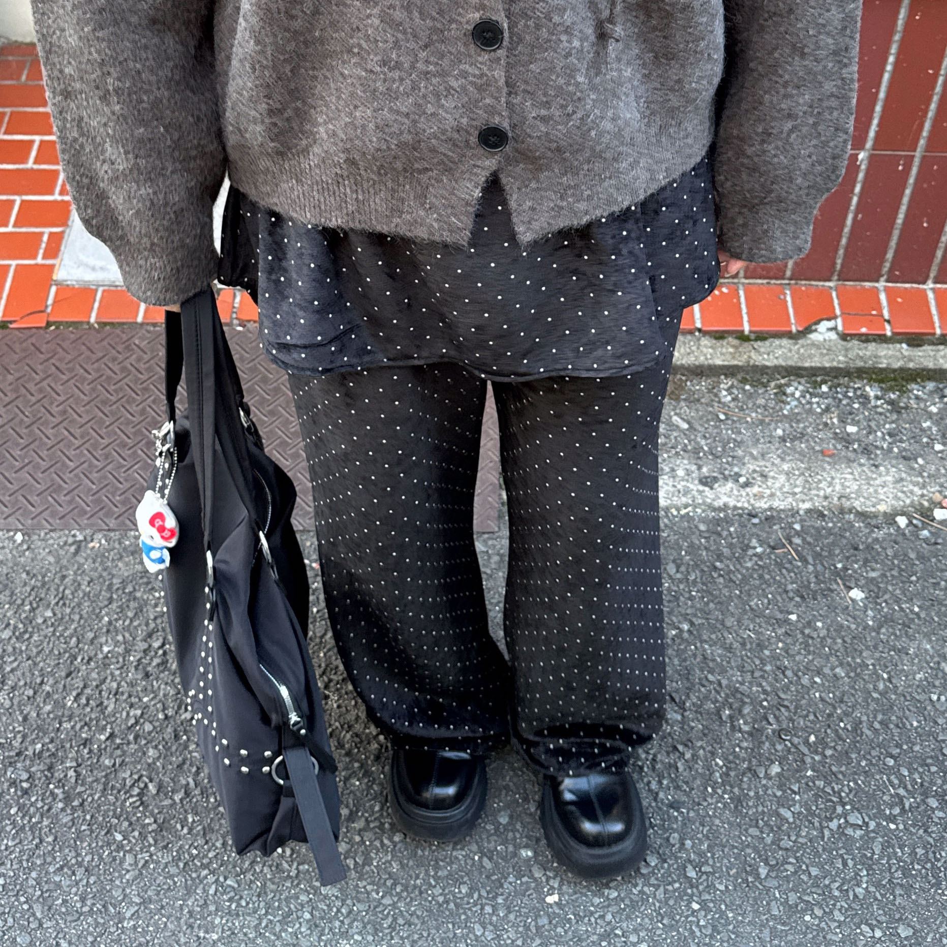 ドットフレアスカートパンツ | ファッション通販サイト NUGU