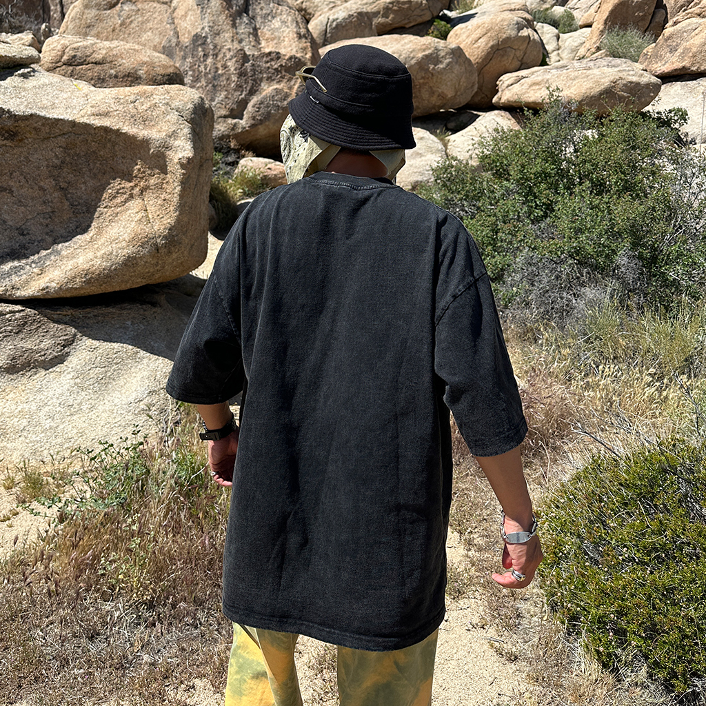 ピグメントウォッシュプリントTシャツ | ファッション通販サイト