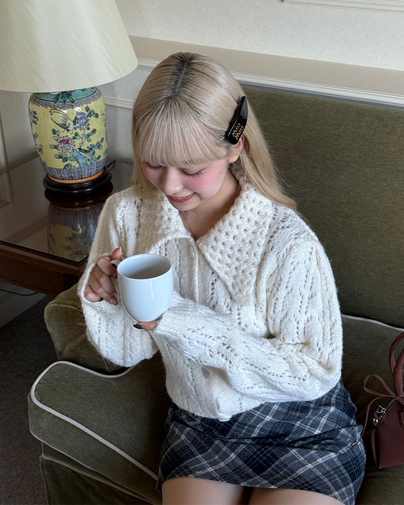 カラーメランジカーディガン | ファッション通販サイト NUGU