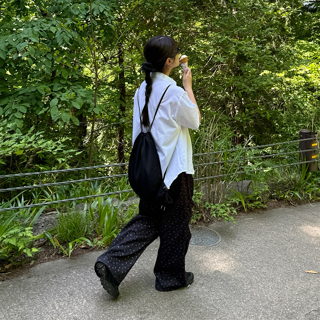 ヒザタックストリングフラワーパンツ | ファッション通販サイト NUGU