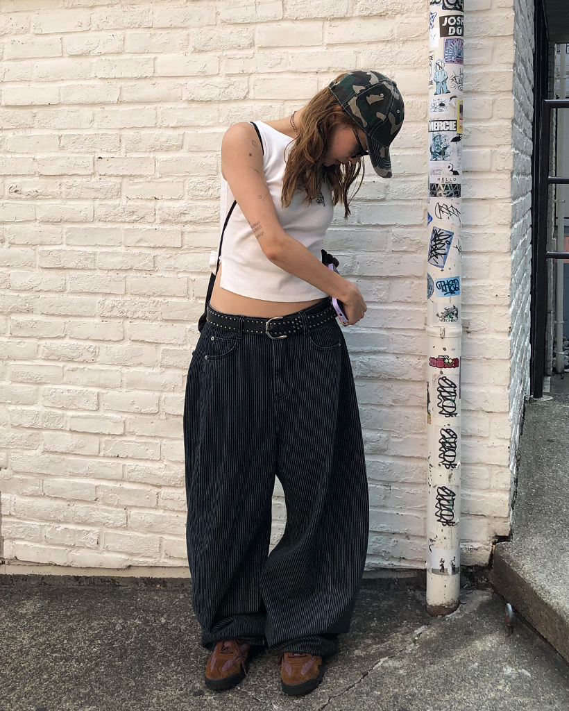 BEST 50]ストライプワイドコットンパンツ | ファッション通販