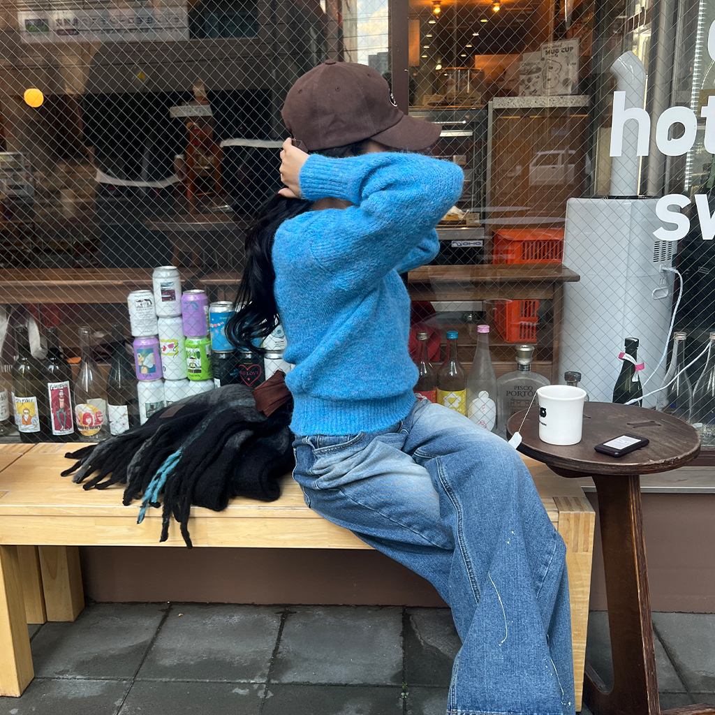 ウールラウンドニット | ファッション通販サイト NUGU