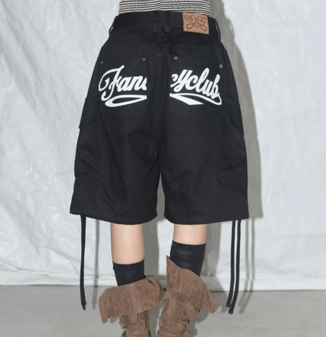 [NOTHING WRITTEN] Yaphi short pants (Navy stripe) ☆送料込☆ Product Categories Short Pants : SOU • SOU US Online Store