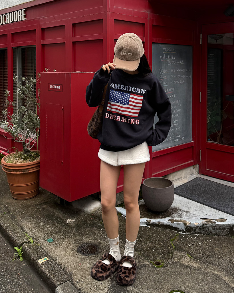 ミンクショートパンツ