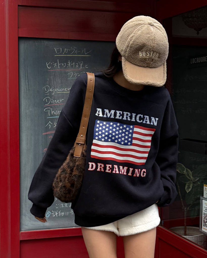 USAポイントスウェットシャツ