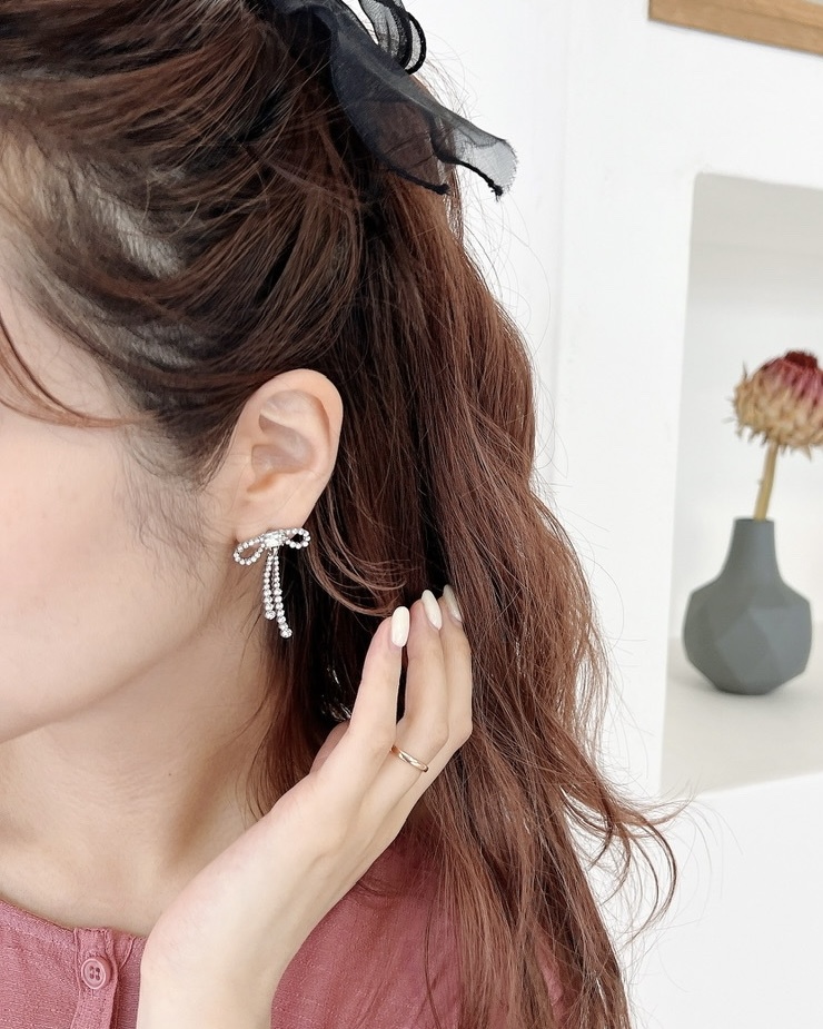 （専用）OHGA♡ ビッグリボン　シルバー　BIG RIBON ミュール シュシュ サテン ビッグ リボン : ZOZOTOWN Yahoo!店 - 通販