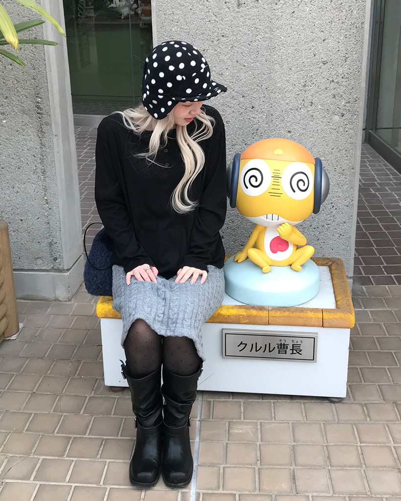 ドットシースルーストッキング