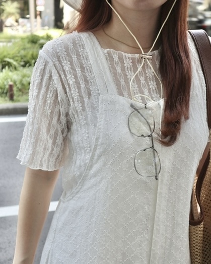 ラインフラワートップ | ファッション通販サイト NUGU