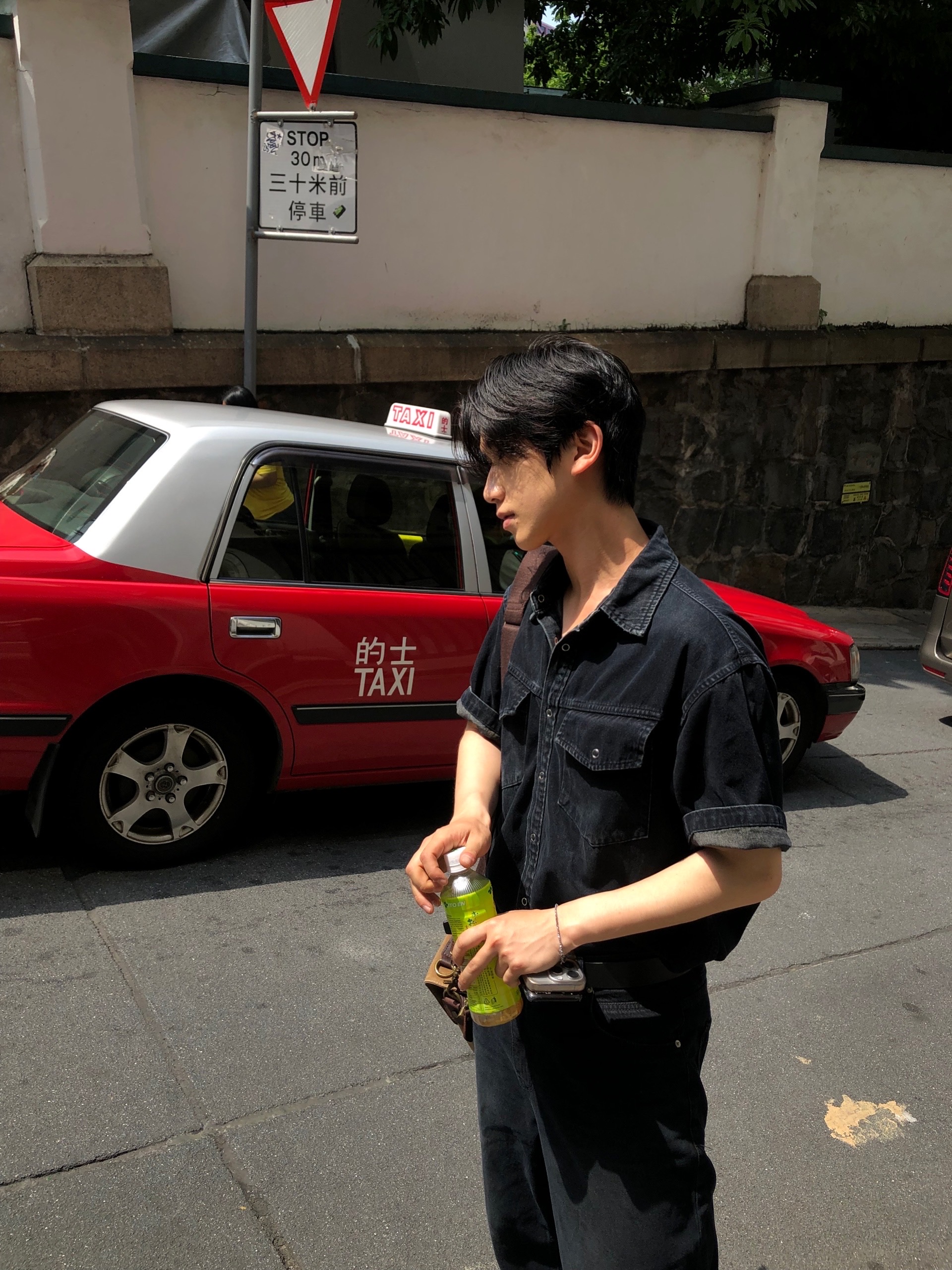 [Set] Level pocket denim shirt (3color)