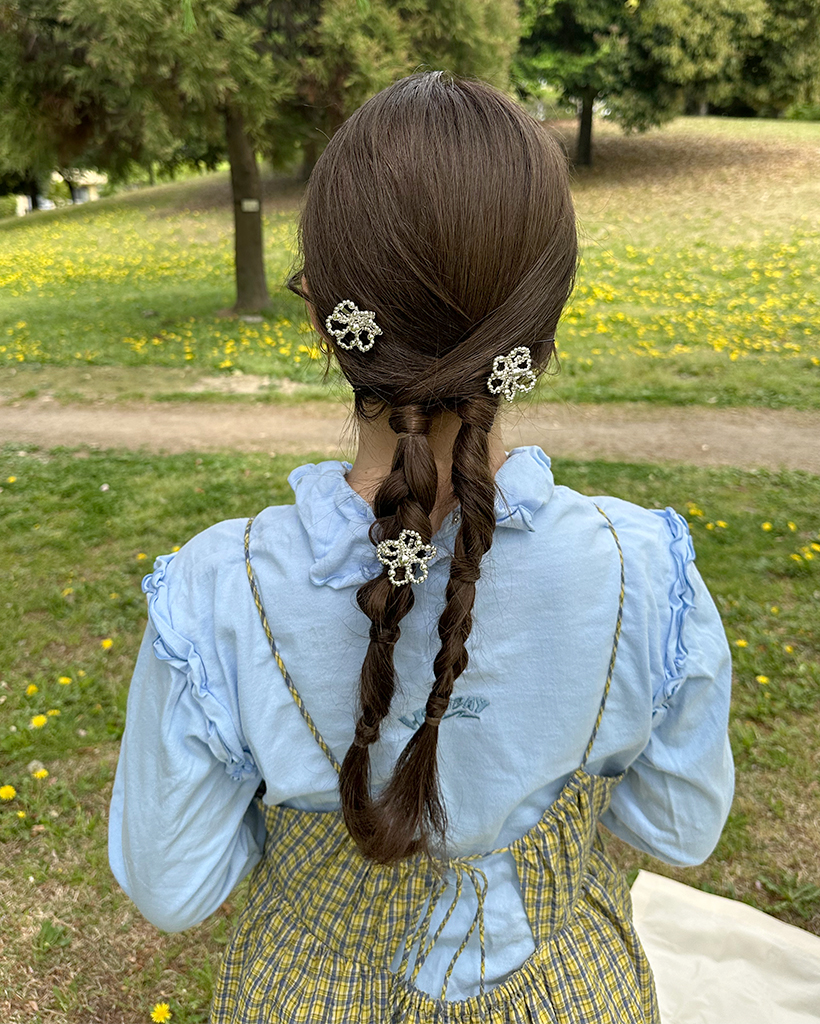 ビーズ花ヘアピン | ファッション通販サイト NUGU