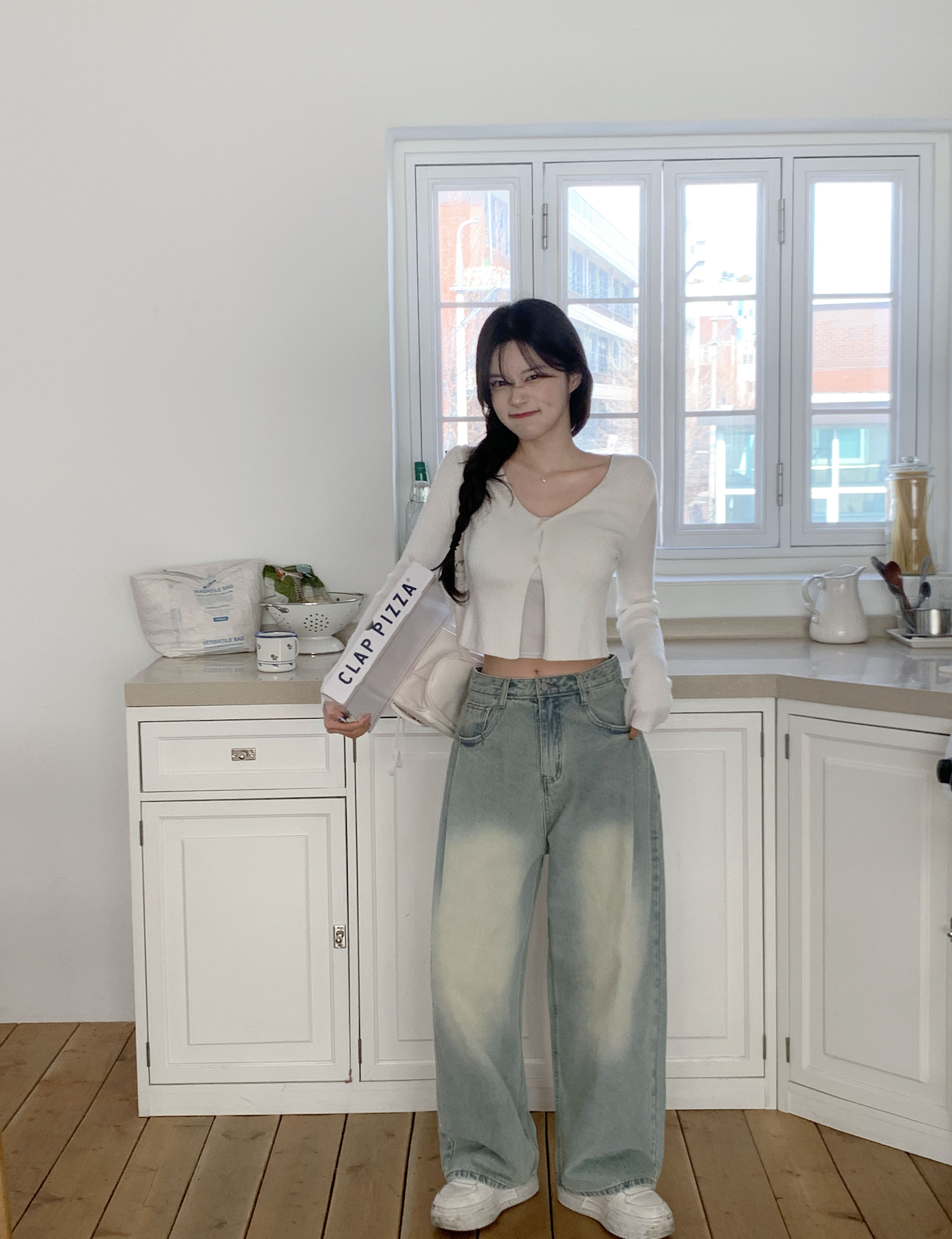 ツーボタンクロップドニットカーディガン | ファッション通販サイト NUGU