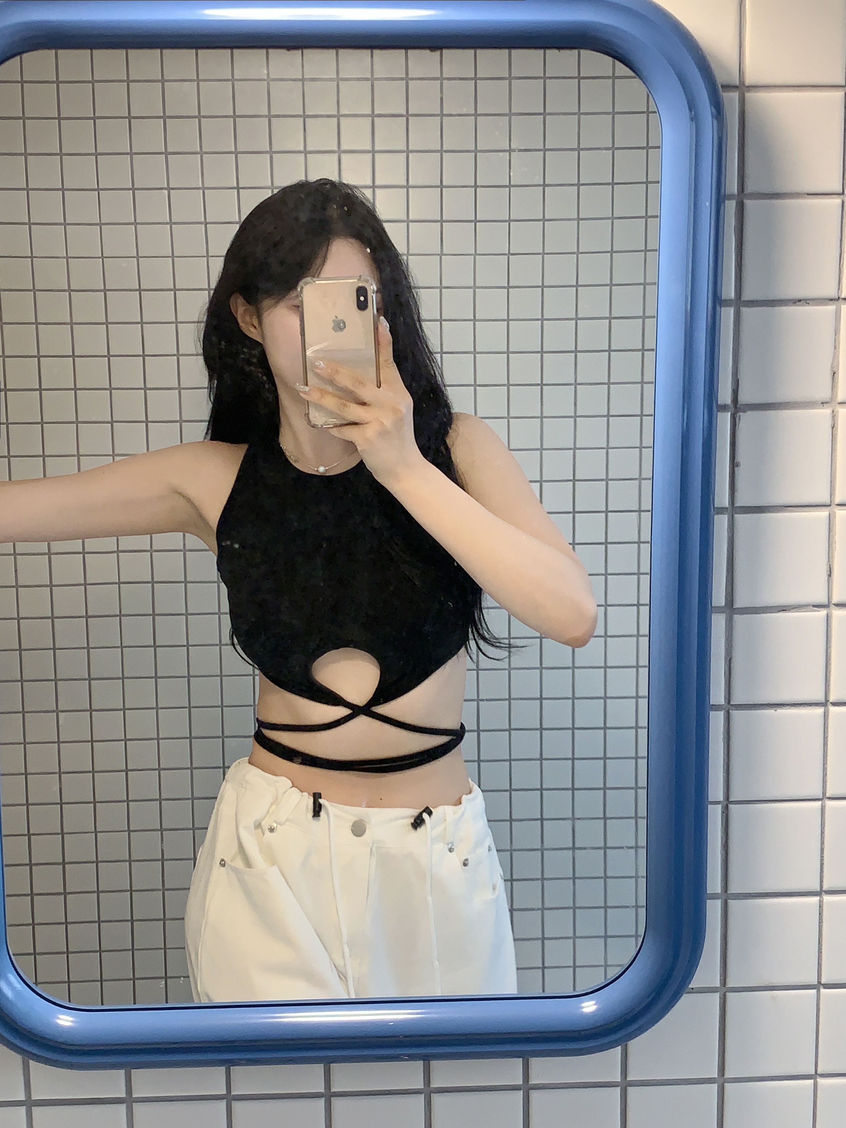 クロスストラップトップ(5color) | ファッション通販サイト NUGU