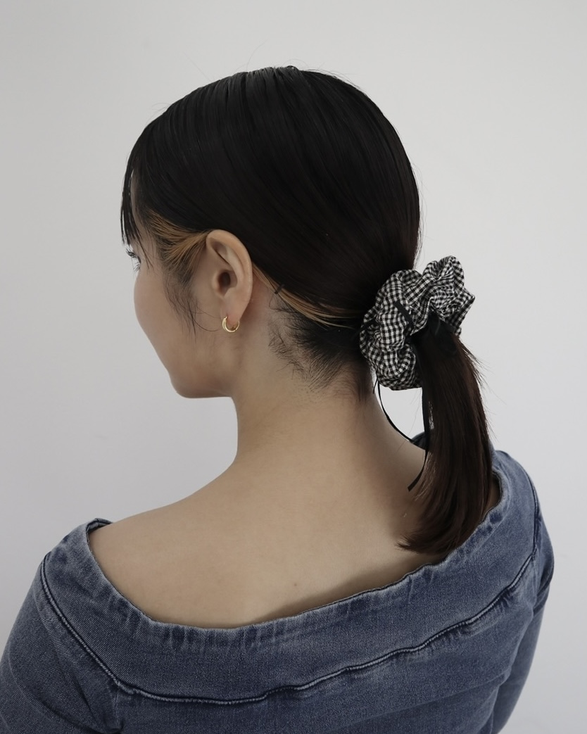 4色展開】チェック シュシュ | ファッション通販サイト NUGU