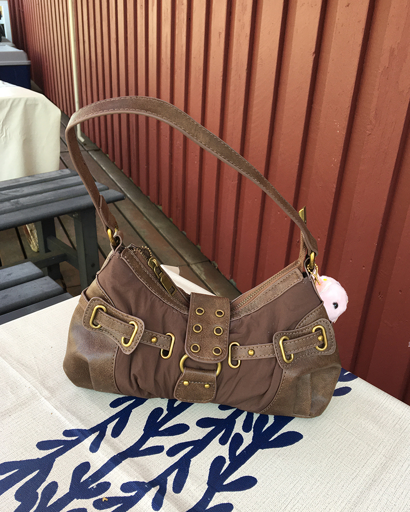 レザーナイロンミックスベルトショルダーバッグ | ファッション通販