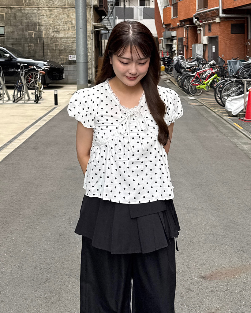 レイヤードフリルスカートパンツ | ファッション通販サイト NUGU