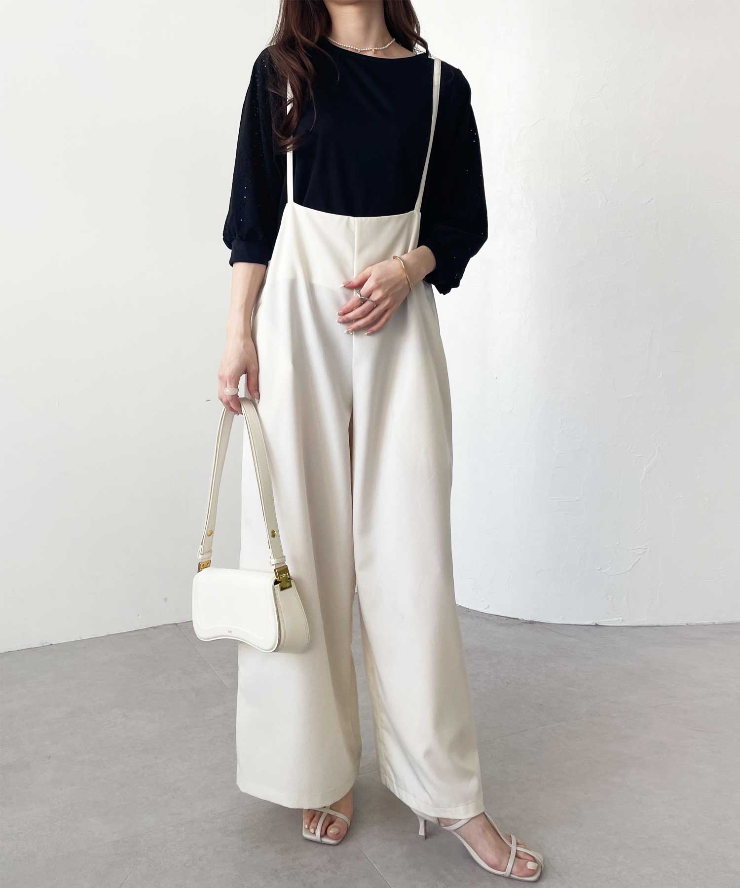 サロペットワイドパンツ | ファッション通販サイト NUGU