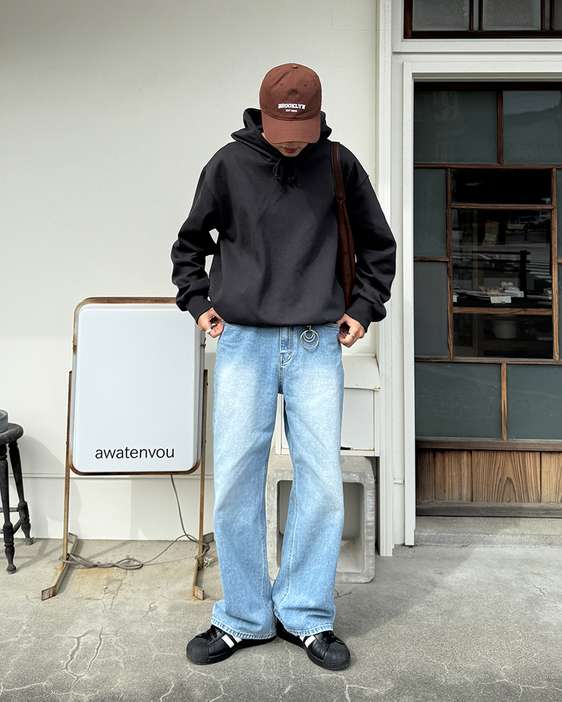 サイドポケットスウェットフードパーカー | ファッション通販