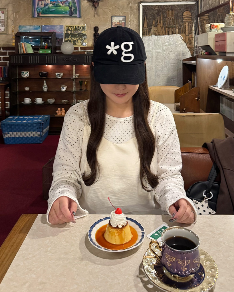 ミニドットパターン長袖Tシャツ