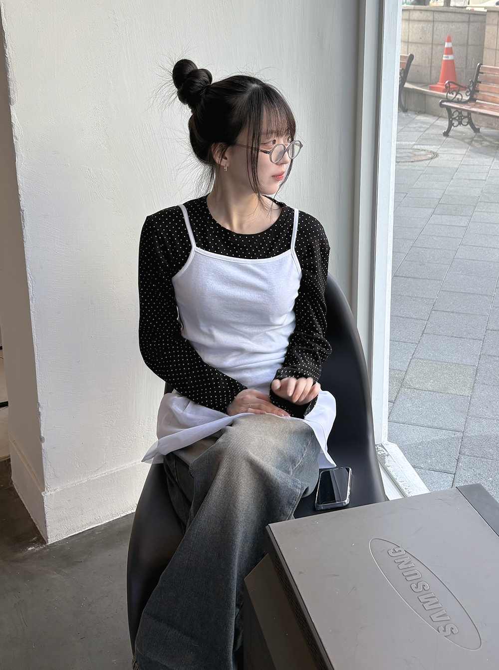 シースルーフリルロングノースリーブ | ファッション通販サイト NUGU