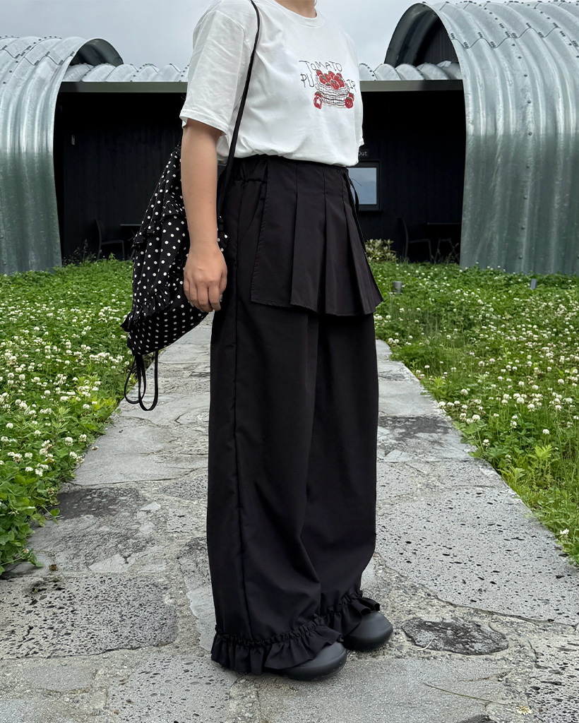 パンツ 『CIVARIZE/シヴァーライズ』サスペンダー付きスカート