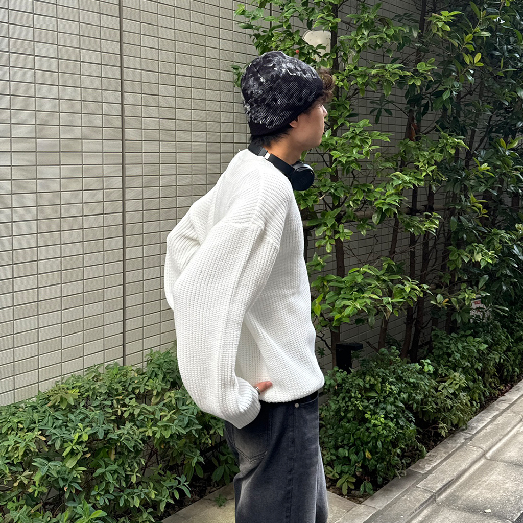 ヴィンテージペインティングニット帽 | ファッション通販サイト NUGU