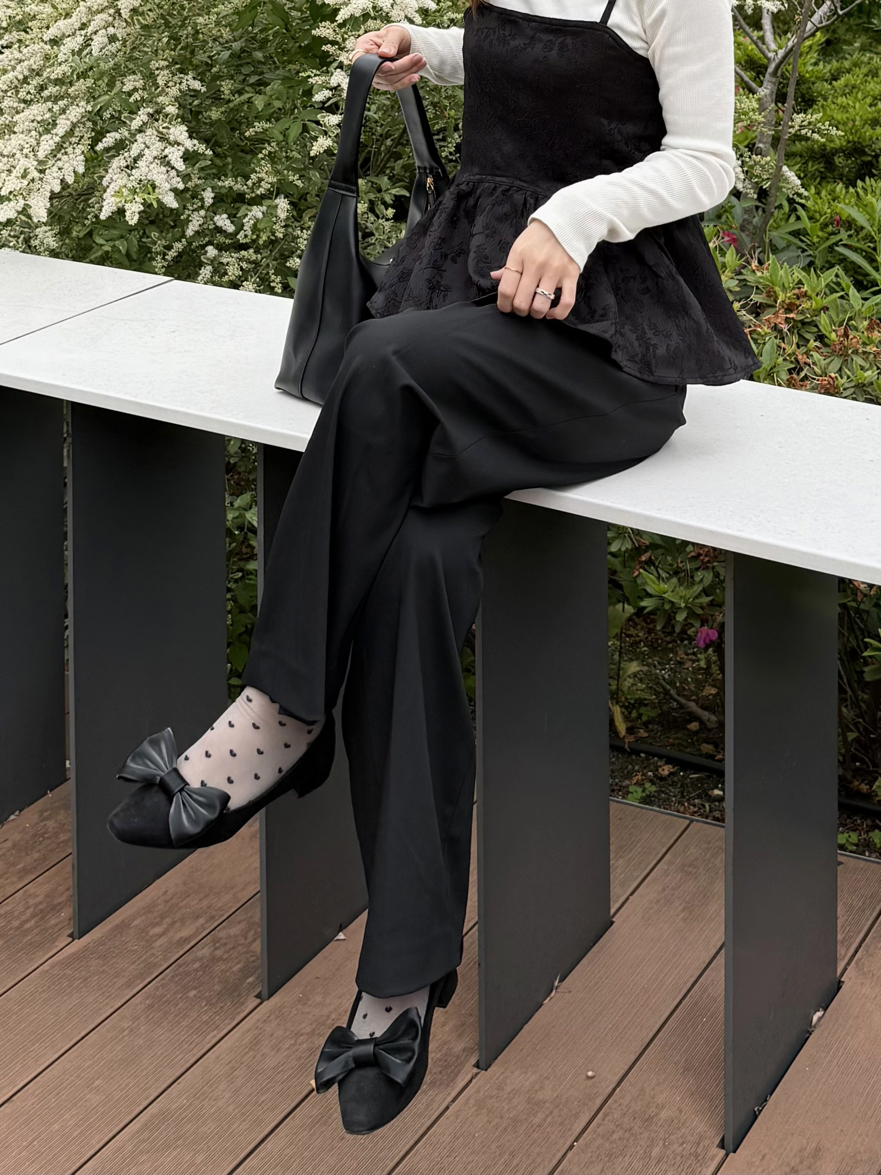 (5colors)チュールハートショートソックス