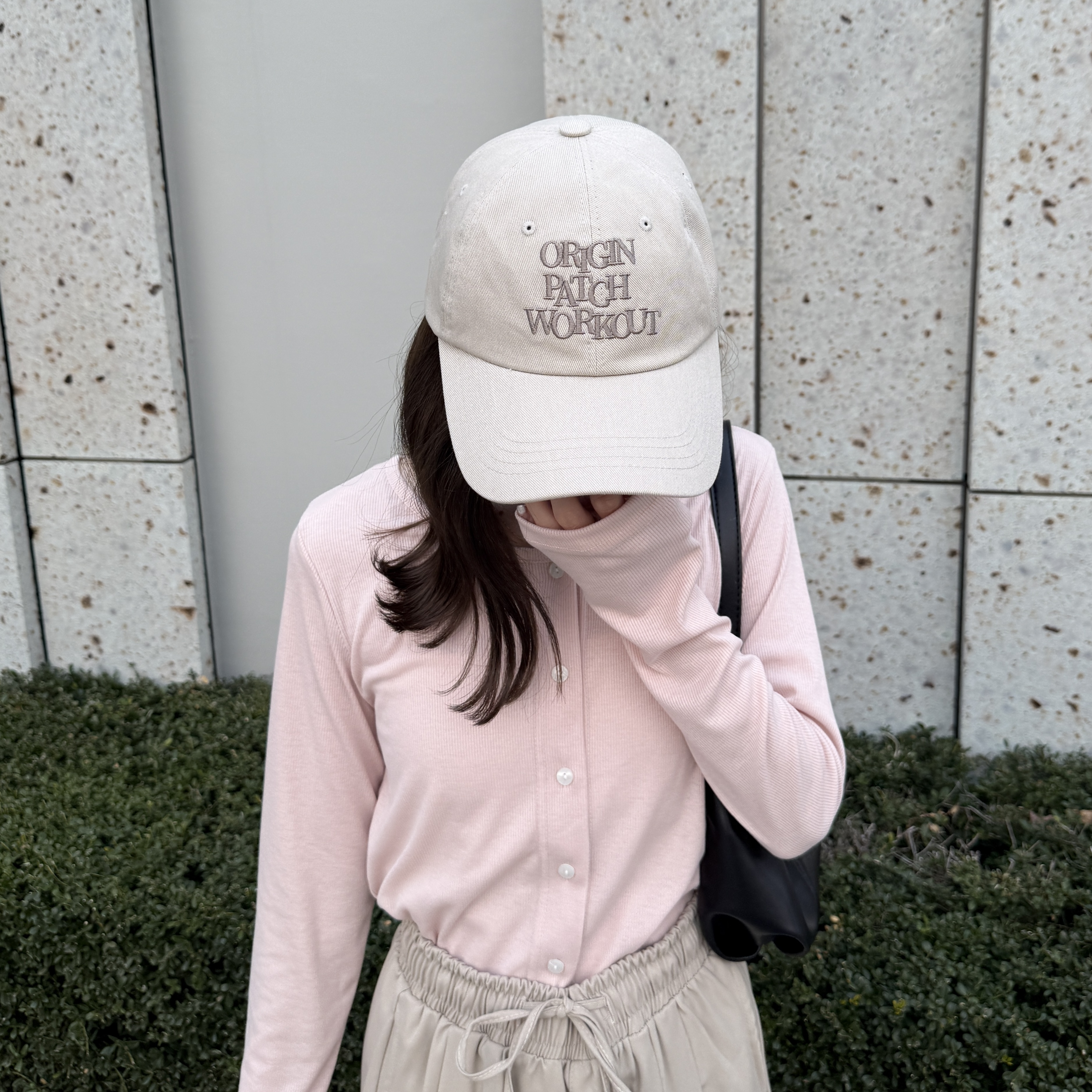 パッチワークレタリングキャップ