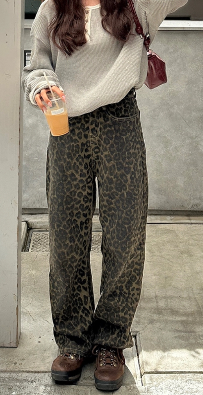 タグ付き FENDI コットンパンツ レオパード柄 IMG_9088_y062Dqc.jpeg
