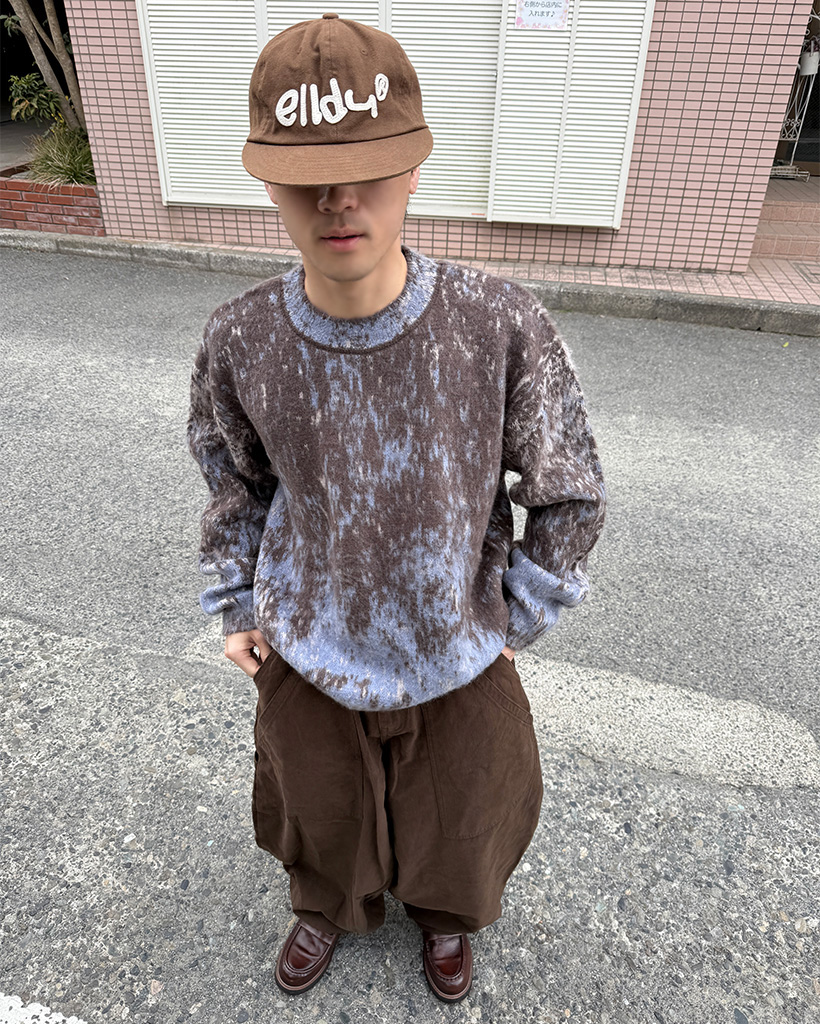 (ユニセックス)ブリーチブラッシュニット