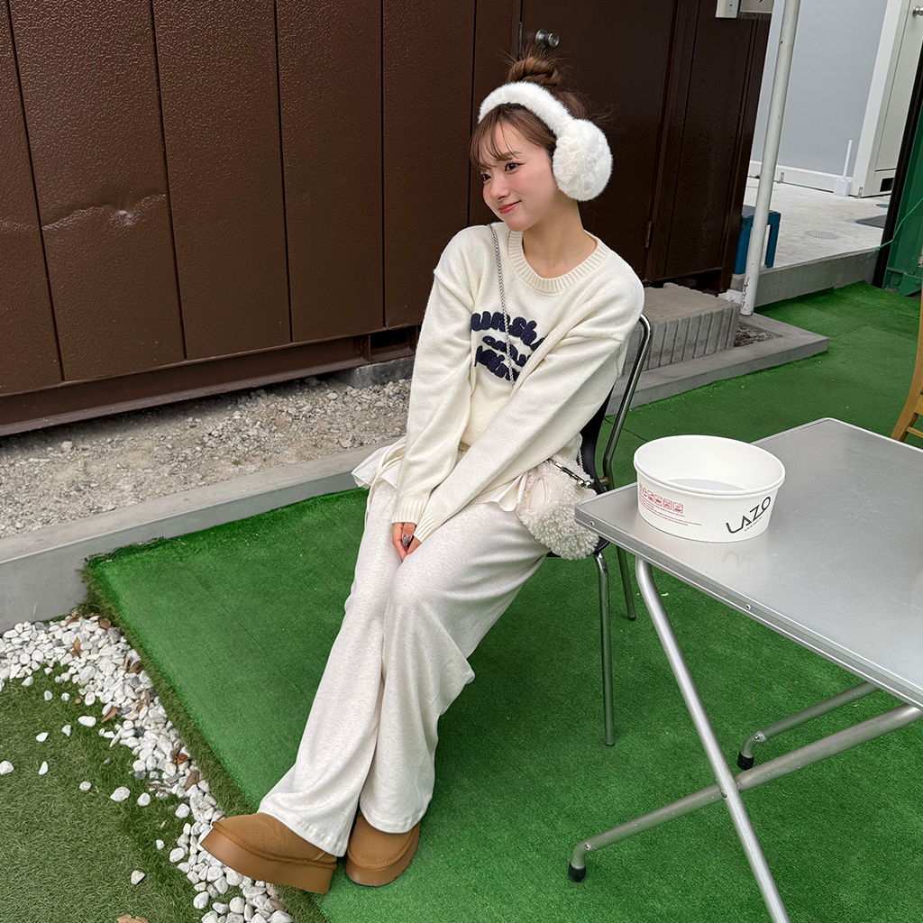 ウエストゴムワイドスウェットパンツ | ファッション通販サイト NUGU