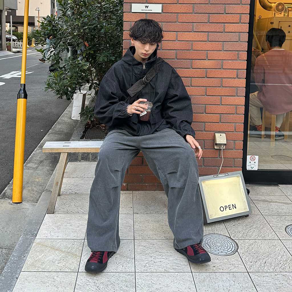 goa フード付きジャケット フード付きマウンテンパーカーグレー | ファッション通販サイト NUGU
